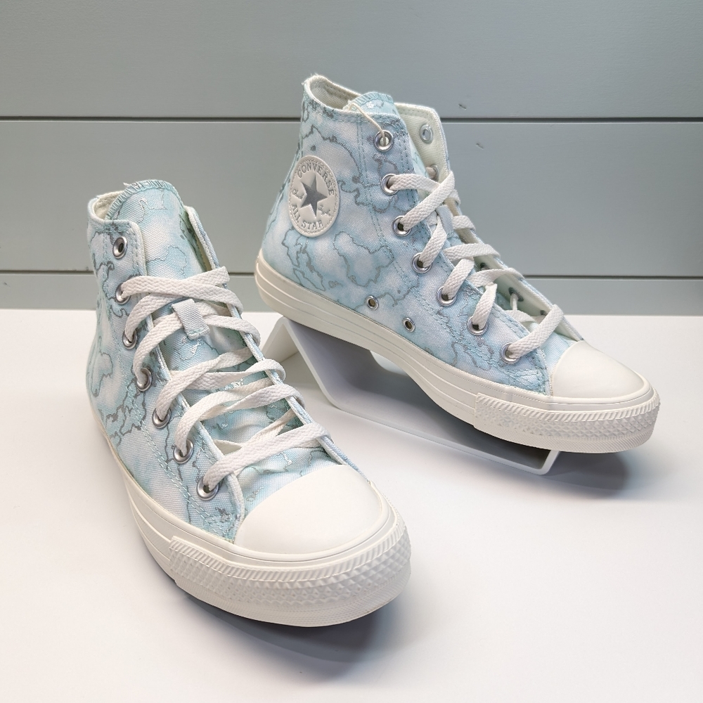 Converse CTAS High Top Light Dew Larimar Fashion Lightweight sneakers Women's 8